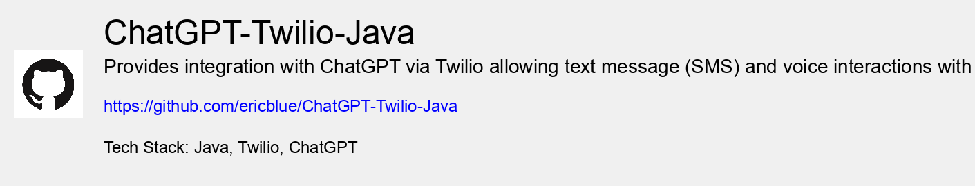 ChatGPT-Twilio-Java